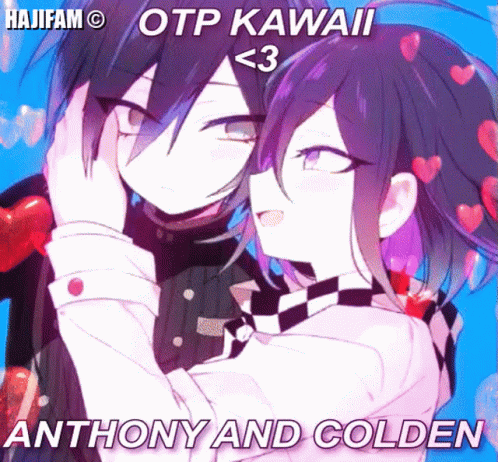 Kokichi And Shuichi Couple Edit GIF