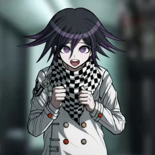 Winking Kokichi GIF