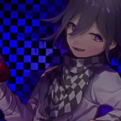Kokichi Smirking GIF
