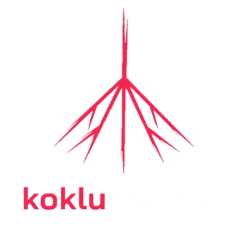 Kokmu Word on White Background