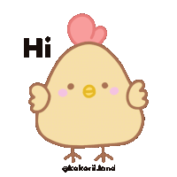 Kokoriiland Bok Bok The Chicken Sticker GIF