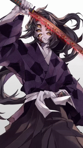 Kokushibo And His Long Hair GIF