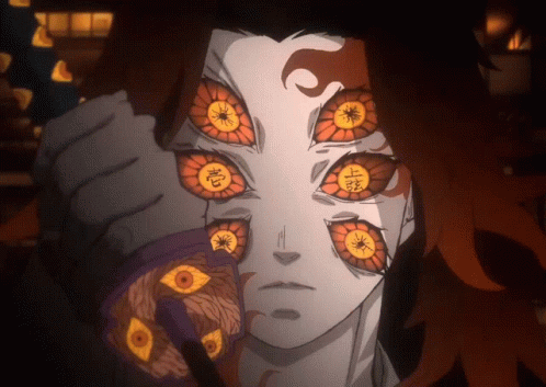 Kokushibo Six Eyes Open GIF