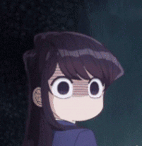 Komi Dark Gloomy Vibe GIF