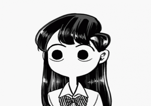 Doodle Komi Getting Car Ears GIF