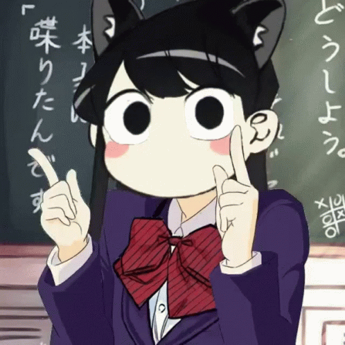 Komi With Cat Ears Dancing GIF