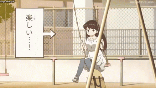 Swing Komi Can't Communicate GIF