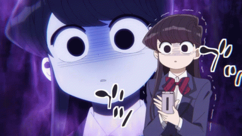 Komi Can't Communicate Tadano Chair GIF