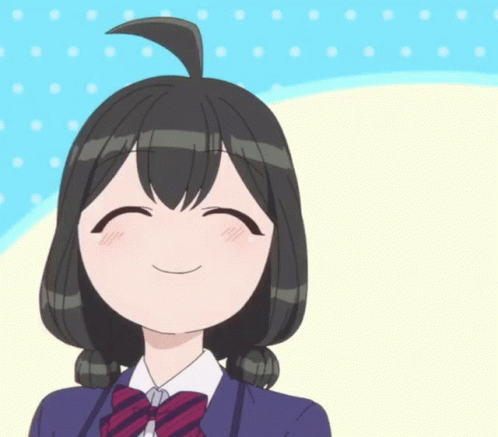 Smiling Komi Can't Communicate GIF