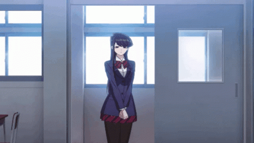 Komi Cute To Scary GIF