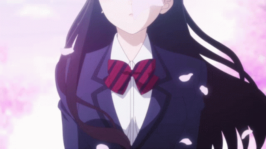 Komi Sakura Leaves GIF
