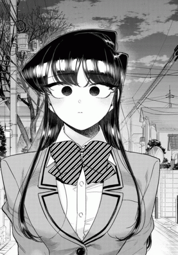 Komi San Cute Faces GIF