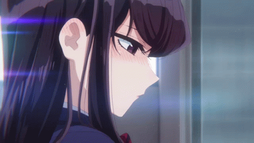 Komi San Social Anxiety GIF