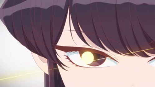 Komi San Spirit Gun GIF