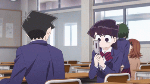 Komi San Communicate GIF