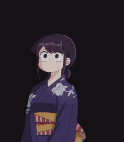 Komi San Relieved GIF