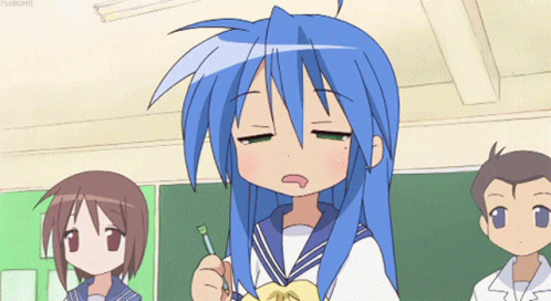 Konata Izumi So No Head GIF