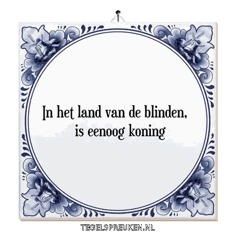 Koning Oog Sticker
