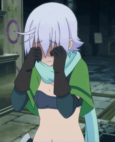 Konosuba Acting Eris Tongue Out GIF