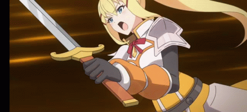 Konosuba Anime Excited Darkness GIF