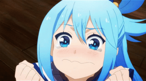 Konosuba Aqua Mad Cry GIF