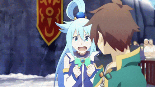 Konosuba Aqua & Megumin Dancing GIF