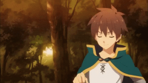 Konosuba Kazuma Wink & Thumbs Up GIF