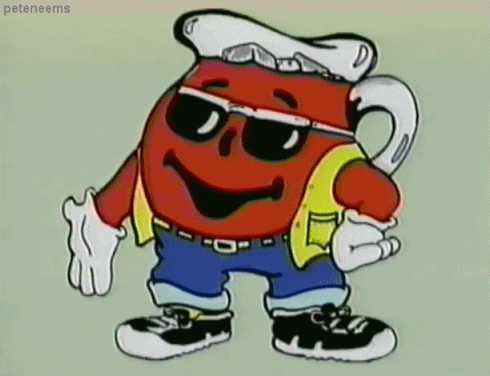 Kool Aid Man 90's Oh Yeah GIF