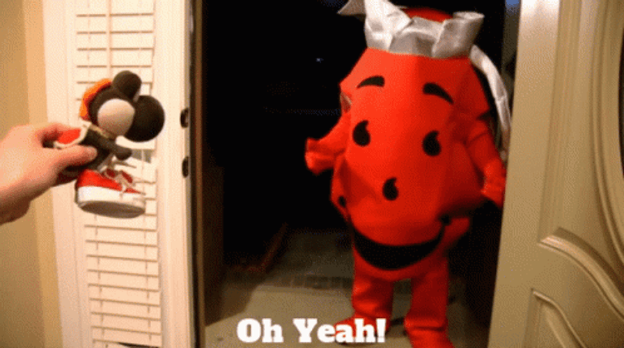 Kool Aid Man Oh Yeah GIF