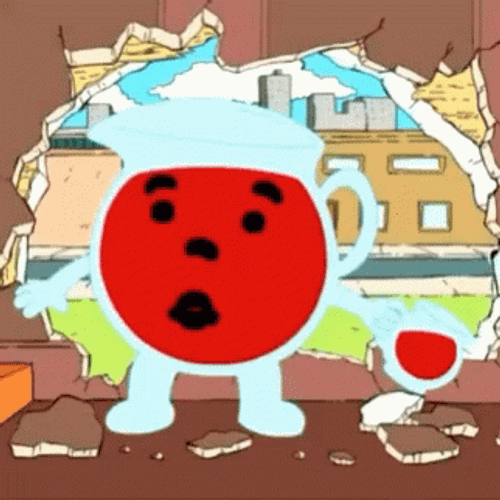 Kool Aid Man Oh Yeah GIF