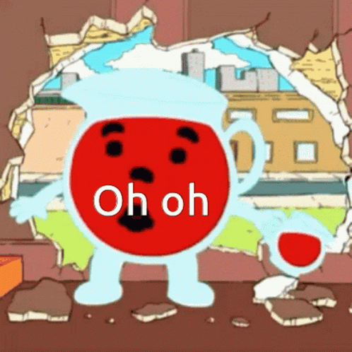 Kool Aid Man Saying Oh Oh Yeah GIF