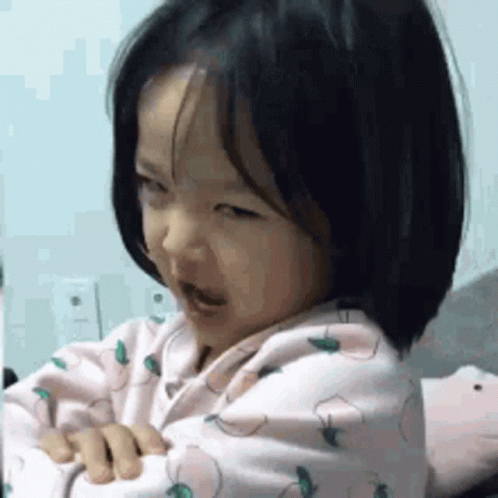 Korean Baby Being Cute GIF