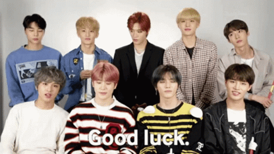 Korean Boy Band Nct 127 Good Luck GIF