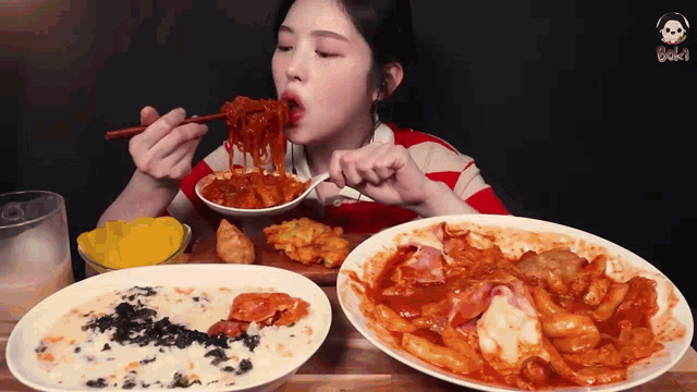 Korean Eating Mukbang GIF