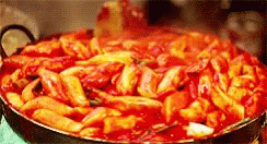 Korean Food Duboki Penne Shaped GIF