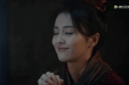 Korean Girl Praying To God GIF