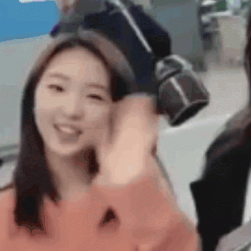 Korean Idol Waving Hi GIF