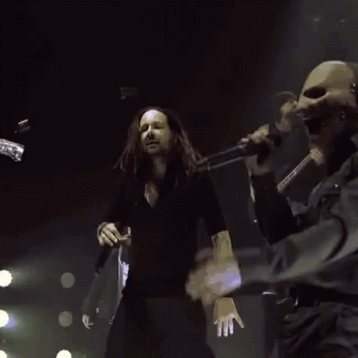 Korn Rock Band Performing GIF
