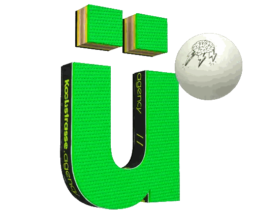 Koststrasse Agency Green Letter U