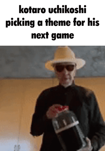 Kotaro Uchikoshi Is Picking A Theme For His Next Game . GIF
