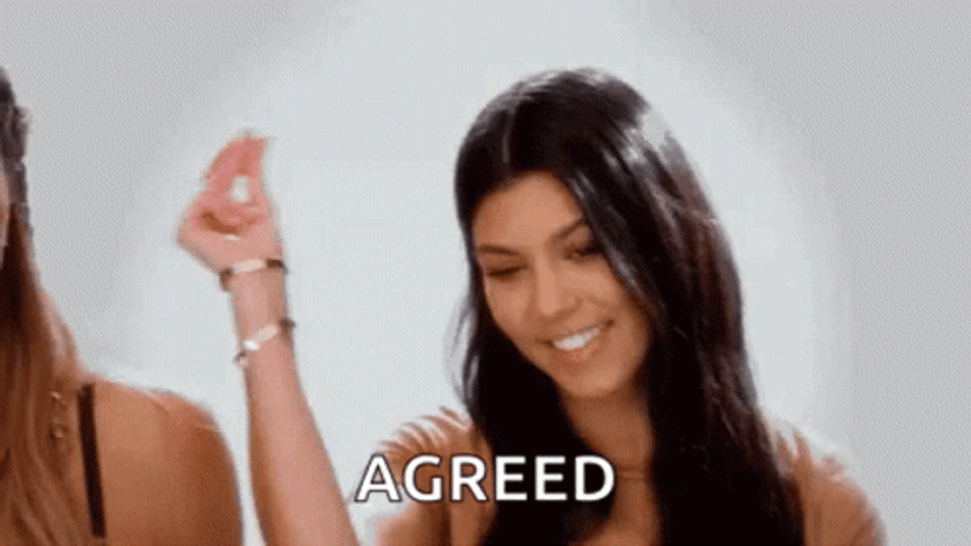 Kourtney Kardashian Agreed GIF