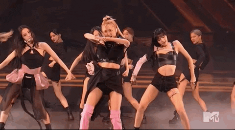 Kpop Blackpink Rose Park Mini Skirt Dance GIF