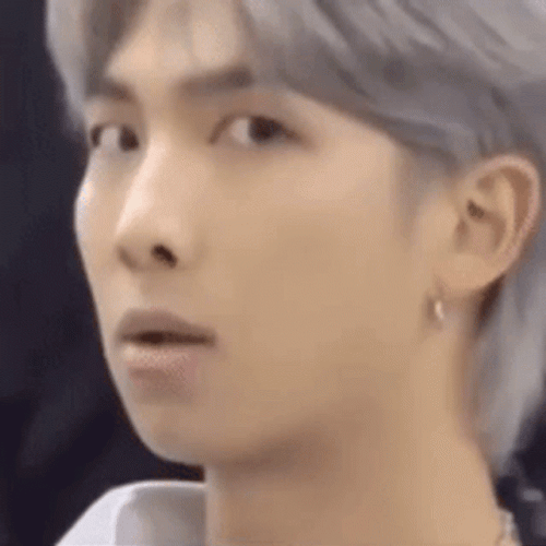 Kpop BTS Rm Funny Face GIF