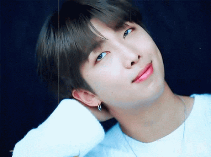Kpop BTS Rm Photoshoot Smile GIF