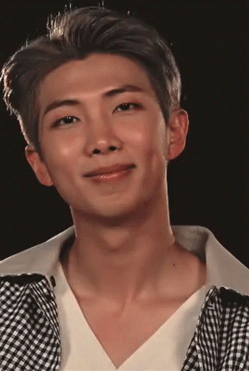 Kpop BTS Rm Smile Laugh GIF