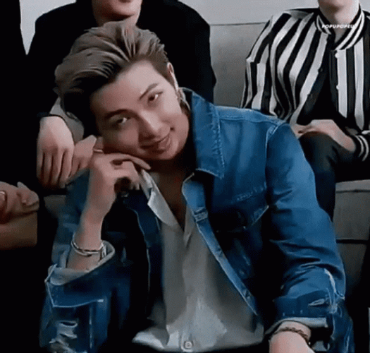 Kpop BTS Rm Staring GIF
