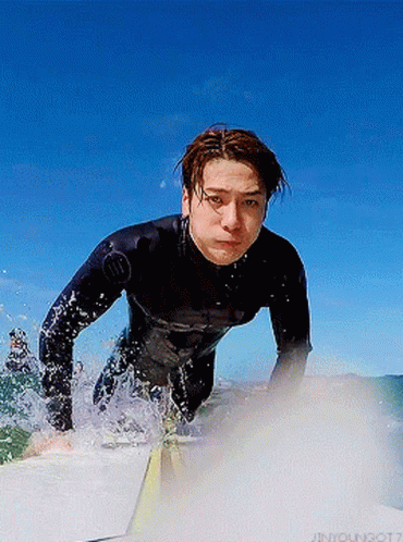 Kpop Got7 Surfing Jackson Wang GIF