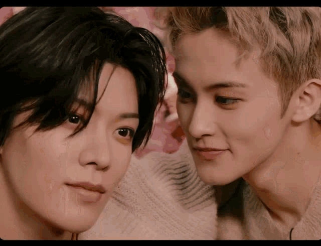 Kpop Group Nct Yuta And Mark Lee Photoshoot GIF