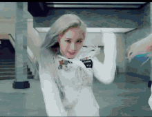 Kpop Music Video Everglow Mia White Outfit GIF