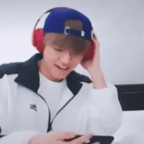 Kpop Seungmin Playing Music Not Listening GIF